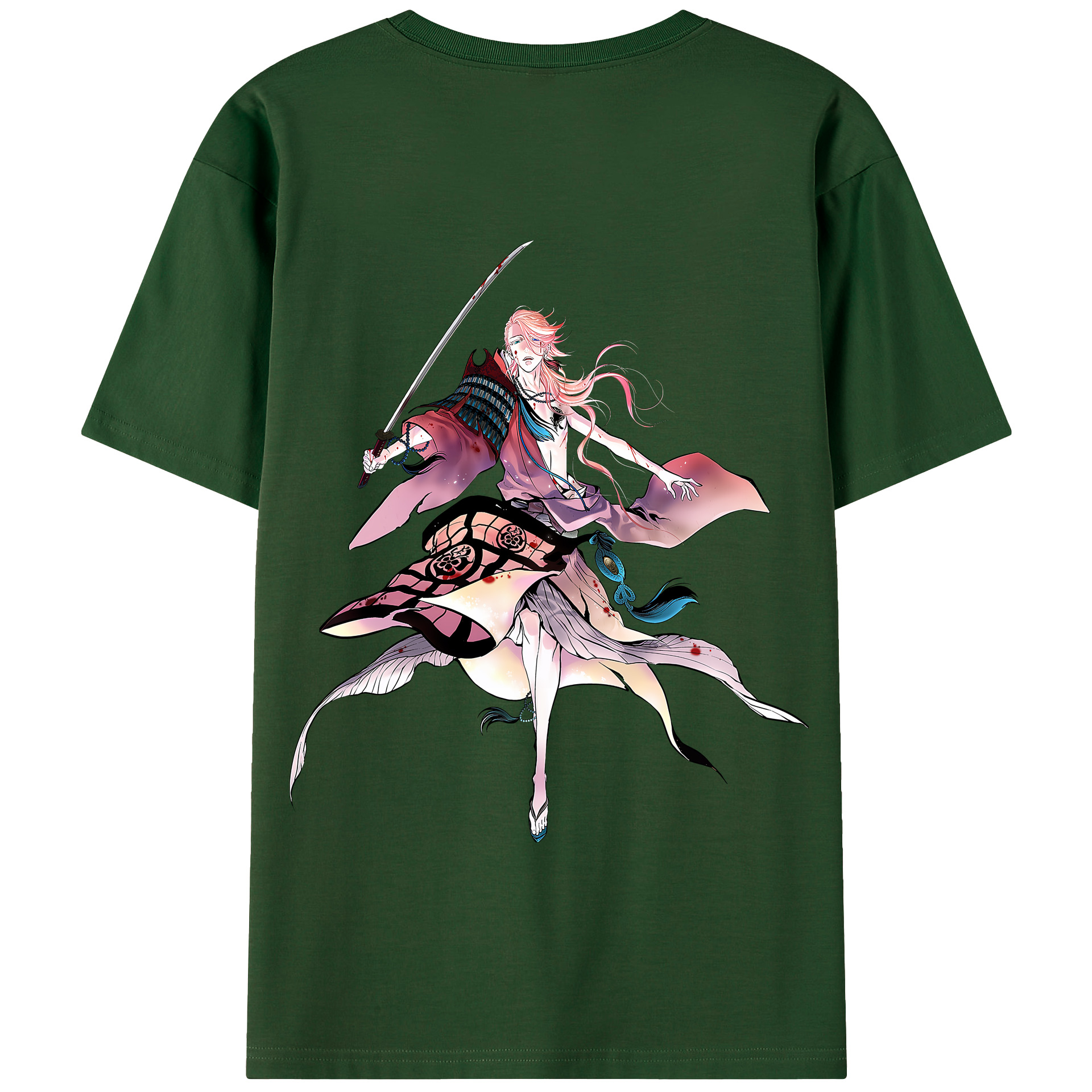 （画像用） 刀剣乱舞 Touken Ranbu 綿100％半袖Tシャツ（背面プリント）
